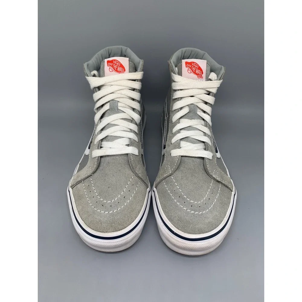 Vans Sk8-Hi MLB New‎ York Yankees Gray High Top Sneakers 721356 Men's Sz 8.0